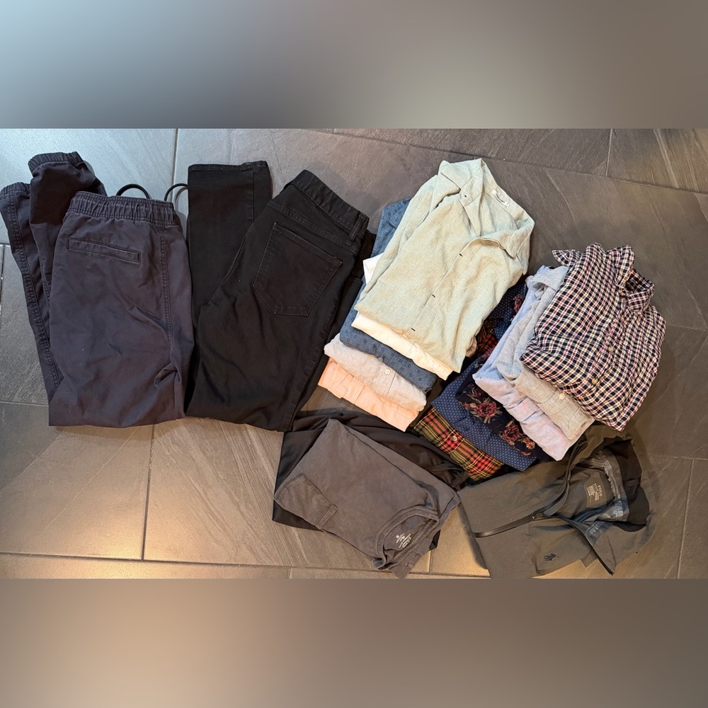 Men’s clothing bundle. Ralph Lauren, Jcrew, Old Navy and others